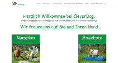 Desktop Screenshot of cleverdog.de